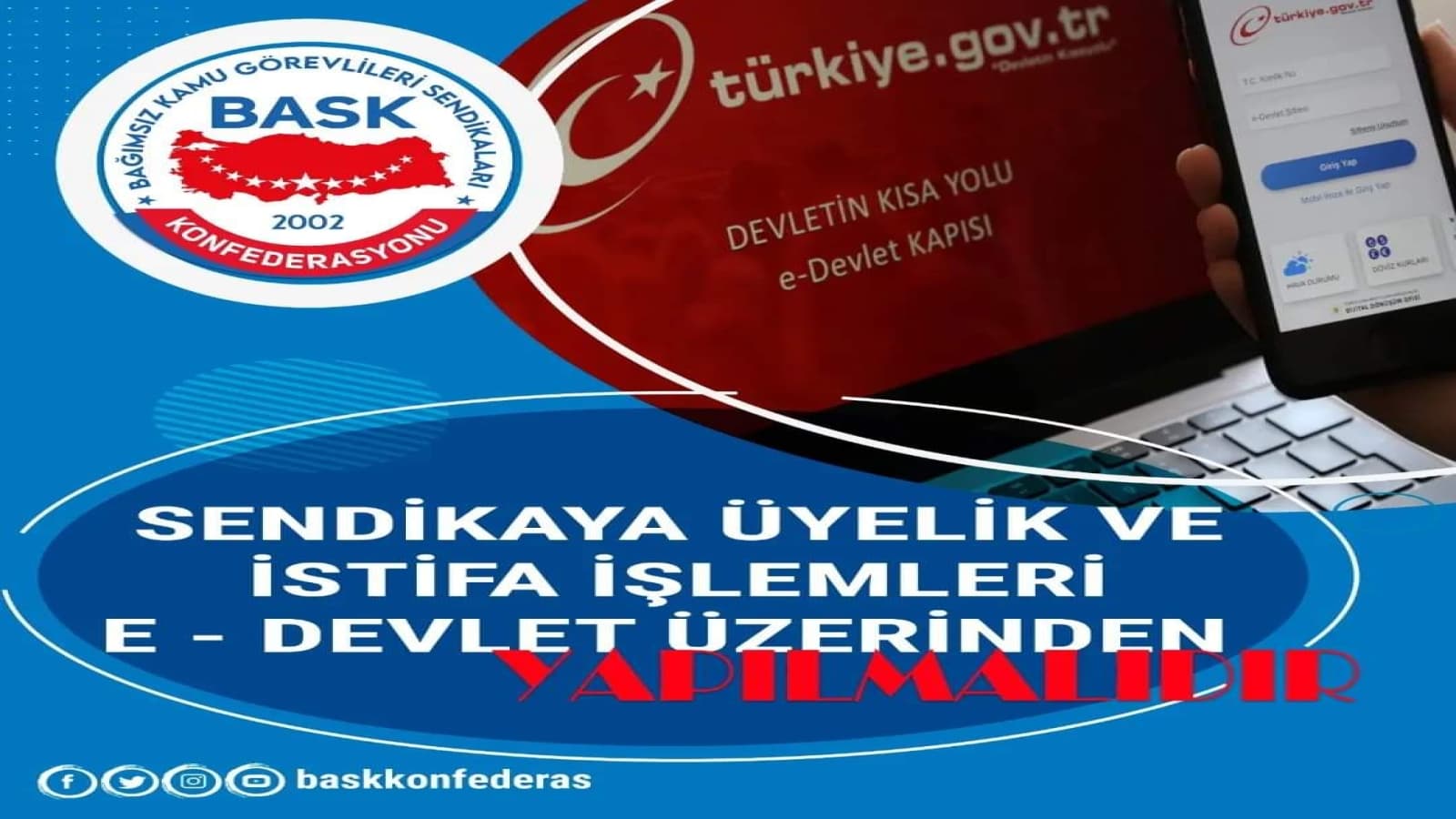 Sendika Üyelik ve İstifaları E-devlet Üzerinden Yapılmalıdır - Görsel 1